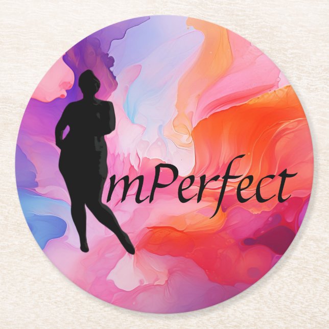 Posavasos Redondo De Papel ImPerfect Coaster (Anverso)