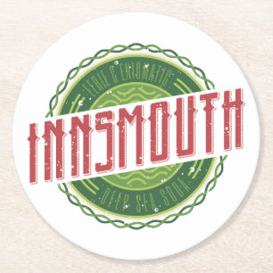 Posavasos Redondo De Papel Innsmouth Lovecraft Soda Beber suave