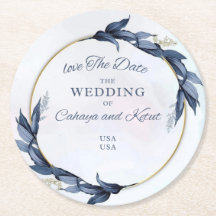 Invitación de Boda con Diseño Floral Moderno – Cír