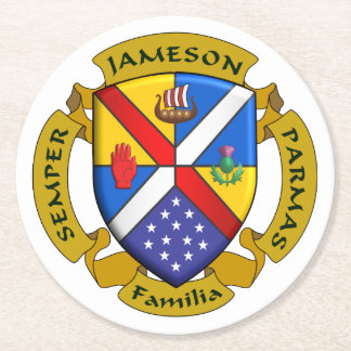 Posavasos Redondo De Papel JamFam Coster