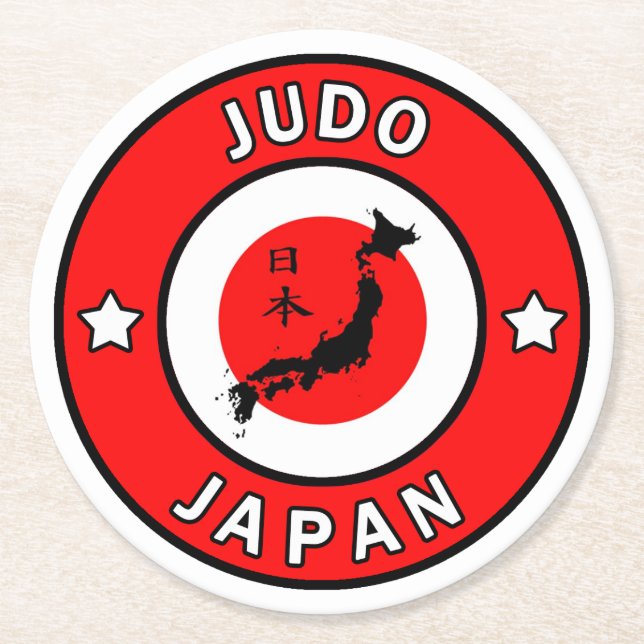 Posavasos Redondo De Papel Judo (Anverso)