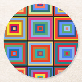 Posavasos Redondo De Papel Kandinsky Nº 52