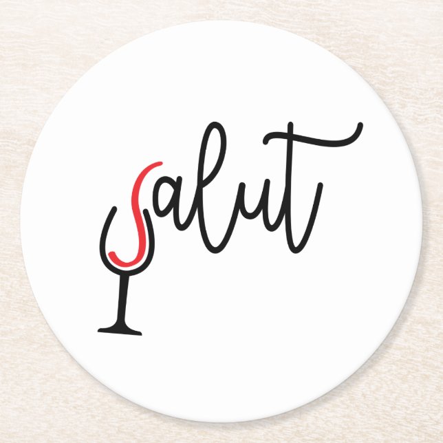 Posavasos Redondo De Papel Kartonnen Onderzetter (Anverso)