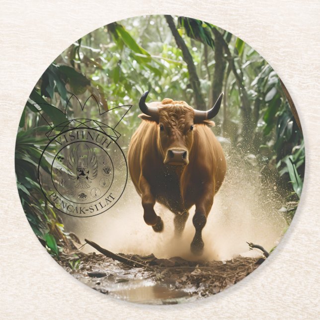 Posavasos Redondo De Papel Kartonnen Onderzetter (Anverso)