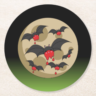 Posavasos Redondo De Papel Ketchup Eater Vampire Bats
