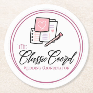 Posavasos Redondo De Papel La coord clásica