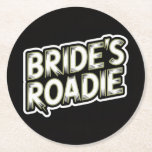 Posavasos Redondo De Papel La montaña rusa de la fiesta de casamiento de novi<br><div class="desc">Las tiras cómicas que rompen, igual que los recién casados 🤘 despedirse de la vestimenta básica de los bodas para beber y aumentar el volumen con estas tiras de la fiesta de la novia y el matrimonio en masa. Diseñados para un equipo que viva fuerte y ame más, estas tiras...</div>
