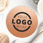 Posavasos Redondo De Papel Logotipo comercial promocional de personalizado co<br><div class="desc">Personalice fácilmente esta montaña rusa con su propio logotipo de empresa o imagen personalizado. Puede cambiar el color de fondo para que coincida con el logotipo o los colores corporativos. Las galletitas promocionales personalizadas con el logotipo de su empresa son excelentes para eventos corporativos de cena, o para cualquier evento...</div>