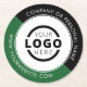 Posavasos Redondo De Papel Logotipo de promoción de negocios para personaliza (Anverso)