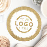 Posavasos Redondo De Papel Logotipo de promoción de negocios para personaliza<br><div class="desc">Crea tu propia montaña rusa personalizada con tu propio logotipo de empresa o imagen personalizado. Las galerías promocionales personalizadas con el logotipo de su empresa son excelentes para eventos corporativos de cena, o para cualquier evento en el que las galerías sean ideales. Si tienes un restaurante, bar, empresa de catering...</div>