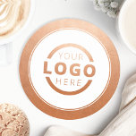 Posavasos Redondo De Papel Logotipo de promoción de negocios para personaliza<br><div class="desc">Crea tu propia montaña rusa personalizada con tu propio logotipo de empresa o imagen personalizado. Las galerías promocionales personalizadas con el logotipo de su empresa son excelentes para eventos corporativos de cena, o para cualquier evento en el que las galerías sean ideales. Si tienes un restaurante, bar, empresa de catering...</div>