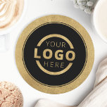 Posavasos Redondo De Papel Logotipo de promoción de negocios para personaliza<br><div class="desc">Crea tu propia montaña rusa personalizada con tu propio logotipo de empresa o imagen personalizado. Las galerías promocionales personalizadas con el logotipo de su empresa son excelentes para eventos corporativos de cena, o para cualquier evento en el que las galerías sean ideales. Si tienes un restaurante, bar, empresa de catering...</div>