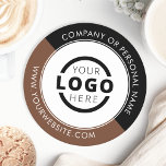 Posavasos Redondo De Papel Logotipo de promoción de negocios personalizado co<br><div class="desc">Crea tu propia montaña rusa personalizada con tu propio logotipo de empresa o imagen personalizado. Las galerías promocionales personalizadas con el logotipo de su empresa son excelentes para eventos corporativos de cena, o para cualquier evento en el que las galerías sean ideales. Si tienes un restaurante, bar, empresa de catering...</div>
