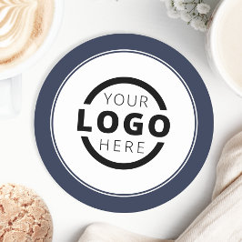 Posavasos Redondo De Papel Logotipo promocional para personalizados con marca