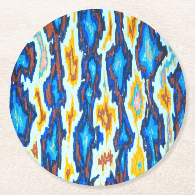 Posavasos Redondo De Papel Mallorca (Anverso)