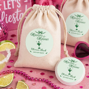 Posavasos Redondo De Papel Margaritas y Matrimonio Fiesta de Despedida de Sol