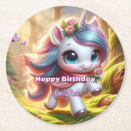 Posavasos Redondo De Papel Máster de papel unidosis personalizado