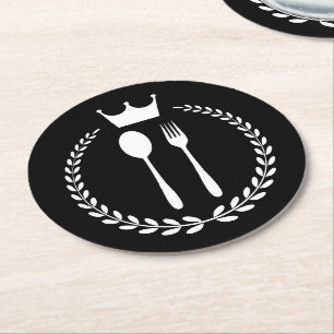 Posavasos Redondo De Papel Máster de Personalizado masivo - Impreso para la m