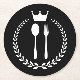 Posavasos Redondo De Papel Máster de Personalizado masivo - Impreso para la m