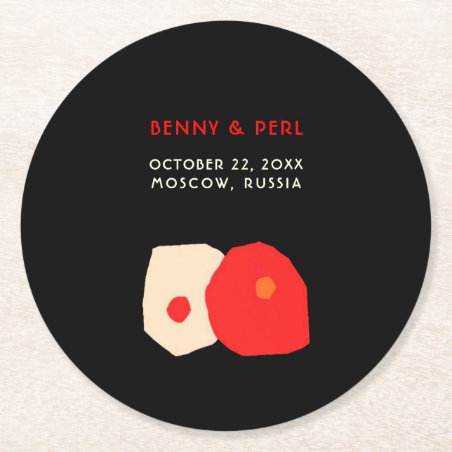 Posavasos Redondo De Papel Me encanta la máquina de papel (Anverso)