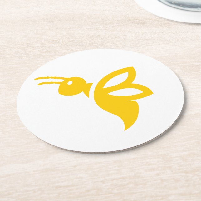 Posavasos Redondo De Papel Melissa (En perspectiva)