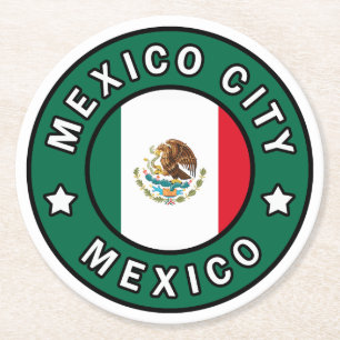 Posavasos Redondo De Papel México D.F.