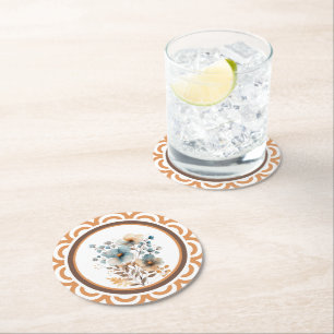 Posavasos Redondo De Papel Mi Cordero Pequeño