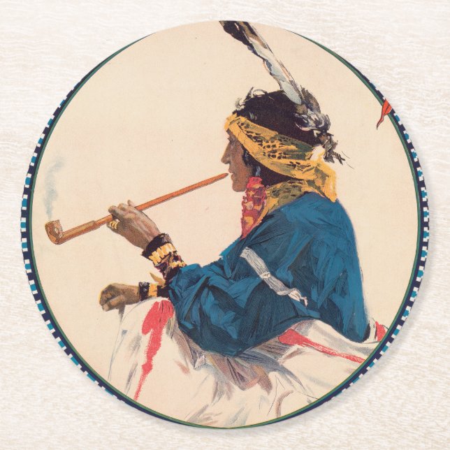 Posavasos Redondo De Papel Miller Bros. Ranch 101, Poster de Círculo Oeste Sa (Anverso)