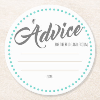 Posavasos Redondo De Papel Mis "dos centavos "