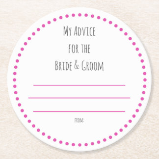 Posavasos Redondo De Papel mis "dos centavos"