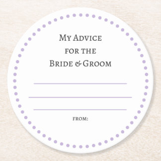 Posavasos Redondo De Papel mis "dos centavos"