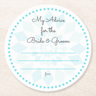 Posavasos Redondo De Papel mis "dos centavos "