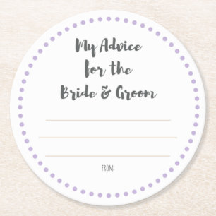 Posavasos Redondo De Papel mis "dos centavos "