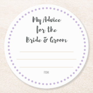 Posavasos Redondo De Papel mis "dos centavos "