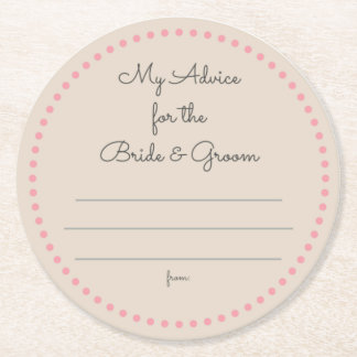 Posavasos Redondo De Papel mis "dos centavos"