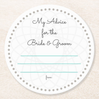 Posavasos Redondo De Papel mis "dos centavos"