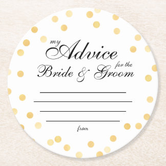 Posavasos Redondo De Papel mis "dos centavos"