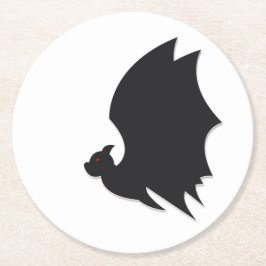 Posavasos Redondo De Papel Modern bat