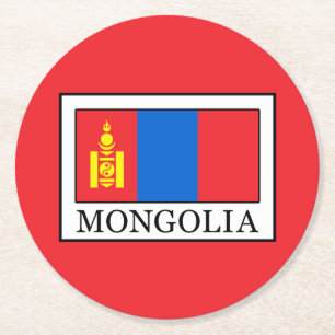 Posavasos Redondo De Papel Mongolia