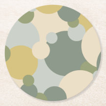 Monstruo de papel de molécula amarillo verde