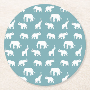 Posavasos Redondo De Papel Monstruo de papel elefante