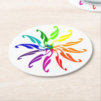 Monstruo de papel - Hojas de rueda de color