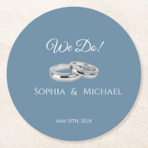 Monstruo de papel verde azul y Boda blanco