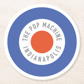 Posavasos Redondo De Papel Monstruo Fiesta Roundel