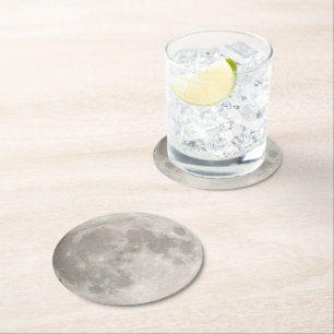 Posavasos Redondo De Papel Montura de papel superlunar