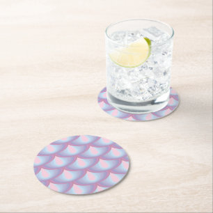 Posavasos Redondo De Papel Moonstone Scales de papel Codificador