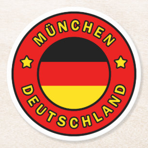 Posavasos Redondo De Papel München Deutschland