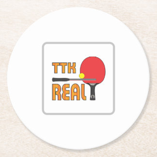 Posavasos Redondo De Papel Onderlegger TTK-Real