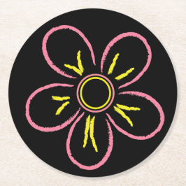 Posavasos Redondo De Papel Papel