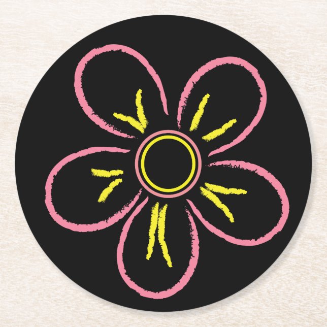 Posavasos Redondo De Papel Papel (Anverso)